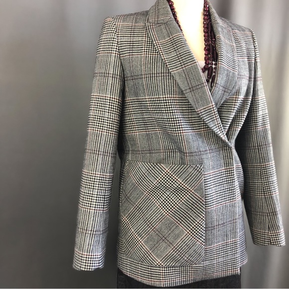 MO & Co Wool Blend blazer with Oversized Pocket - Picture 3 of 9